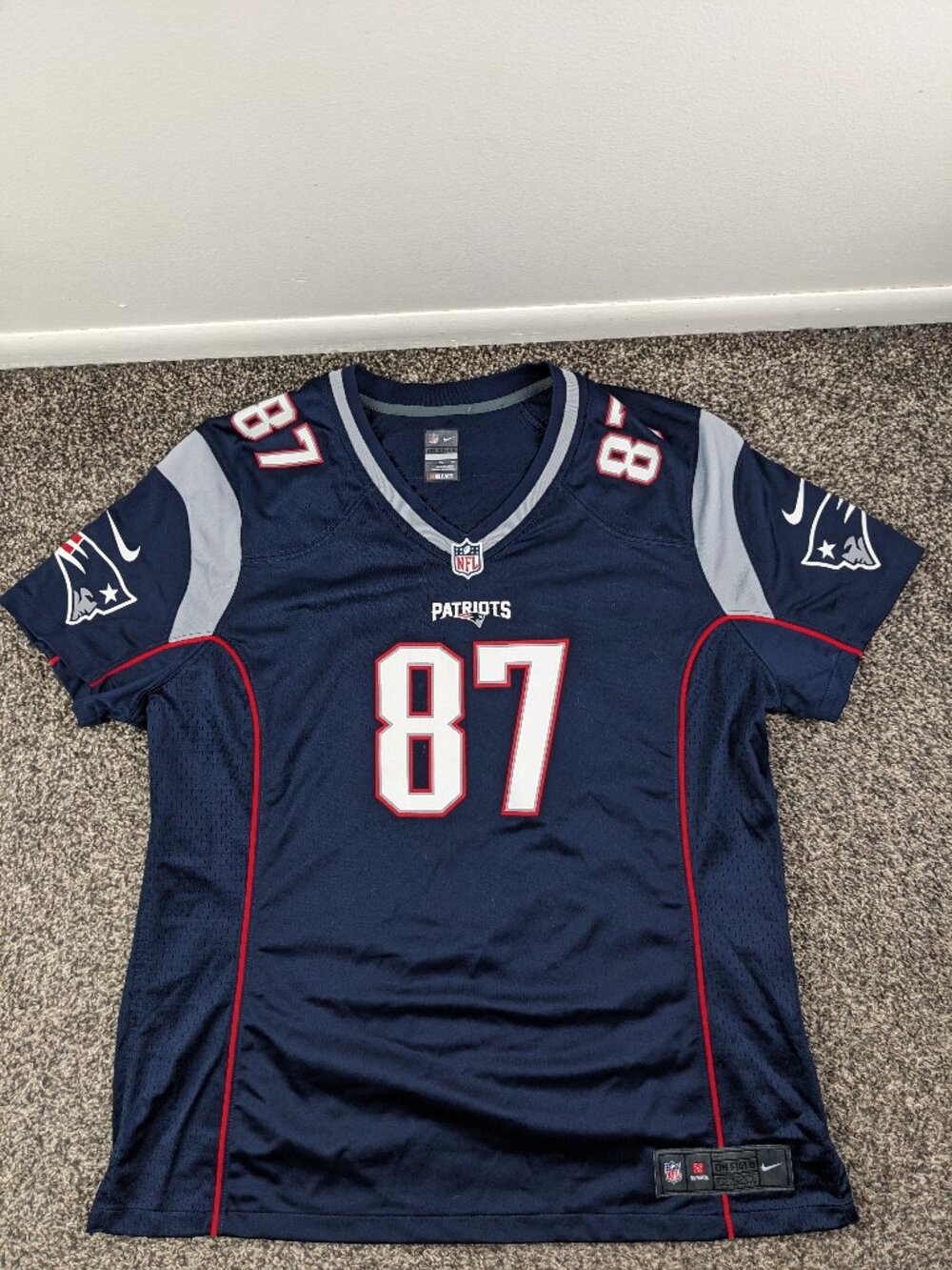 Rob Gronkowski Jersey New England Patriots Nike On Field Womens 2XL
